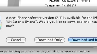iPhone 2.1 Update Available Now